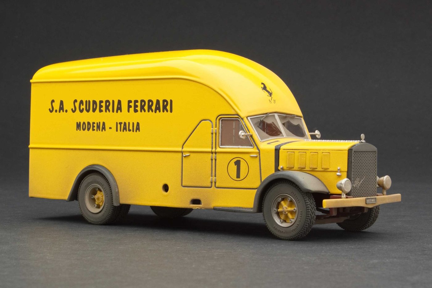 1936 Vanderbilt Cup | S. A. Scuderia Ferrari Transporter | Finish Line Plus