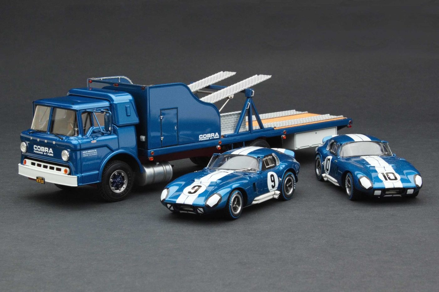 Shelby Transporter | To LAX en route to Le Mans with Cobra Daytona Coupe | Guardsman Blue - Image 3