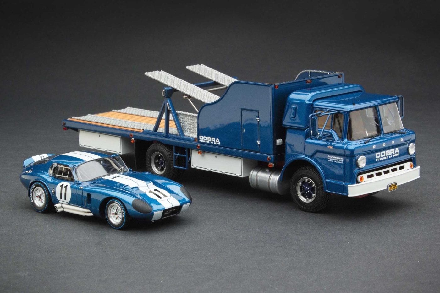 Shelby Transporter | To LAX en route to Le Mans with Cobra Daytona Coupe | Guardsman Blue - Image 3
