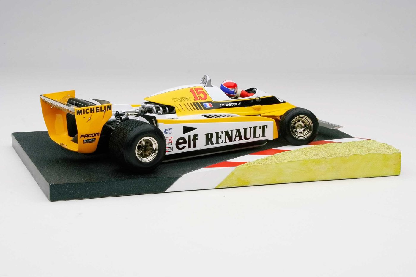 Winner, 1980 Grand Prix of Austria | Jean-Pierre Jabouille | with Display Base